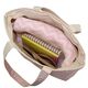 Personalized Medium Natural and Rose Gold Boat Tote Image 3 of 3